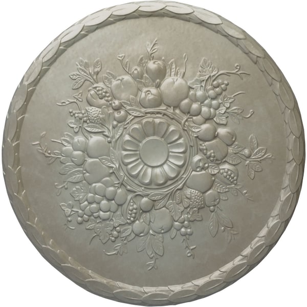 Ekena Millwork Anthony Harvest Ceiling Medallion (Fits Canopies up to 2 1/8"), 22 1/2"OD x 1 1/4"P, Flash Gold CM22ATFLS - main